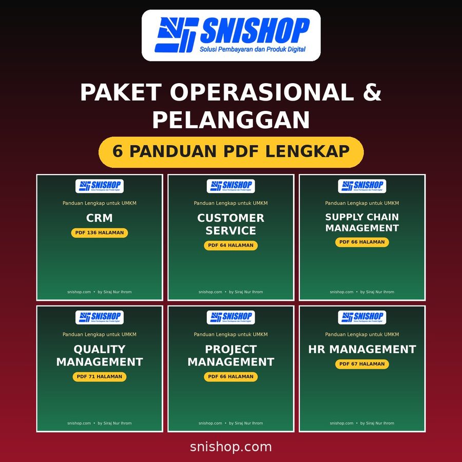 Cover Paket Operasional & Pelanggan