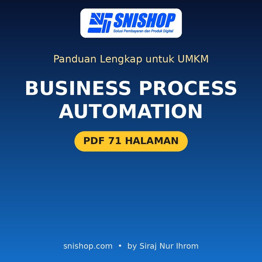 Cover Panduan Business Process Automation untuk UMKM