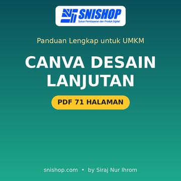 Cover Panduan Canva Desain Lanjutan untuk UMKM