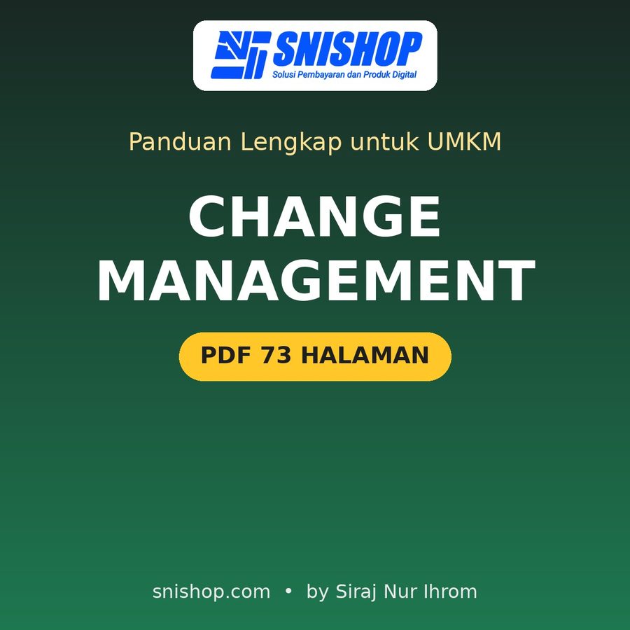 Cover Panduan Change Management untuk UMKM