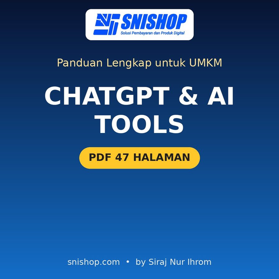 Cover Panduan ChatGPT & AI Tools untuk UMKM