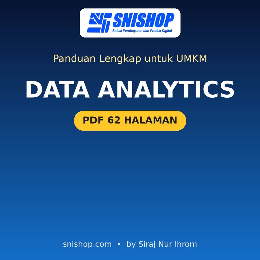 Cover Panduan Data Analytics untuk UMKM