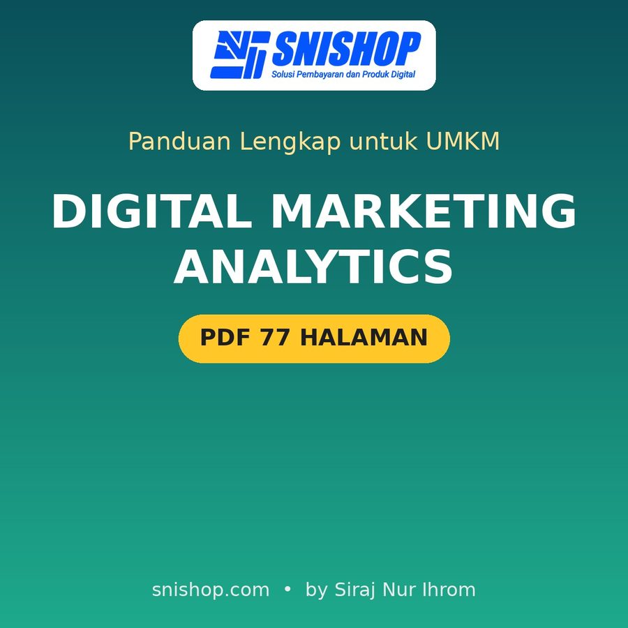 Cover Panduan Digital Marketing Analytics untuk UMKM