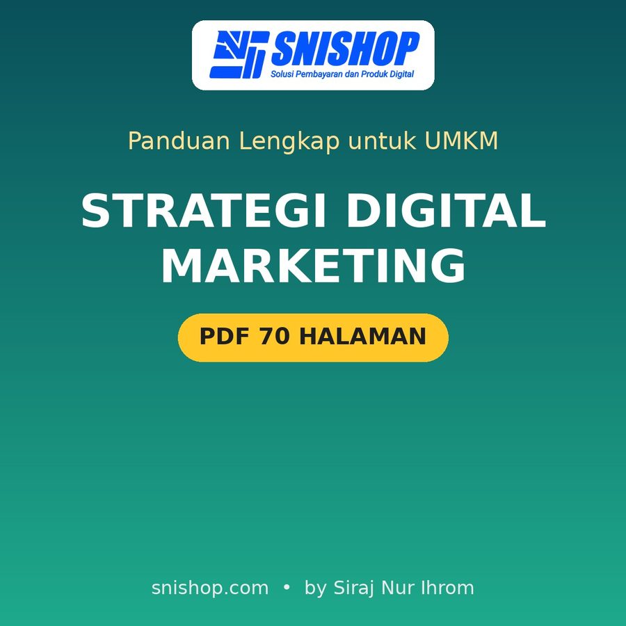 Cover Panduan Strategi Digital Marketing untuk UMKM