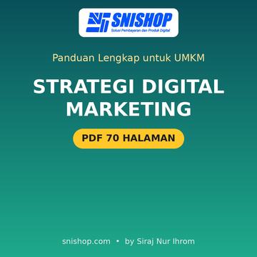 Cover Panduan Strategi Digital Marketing untuk UMKM