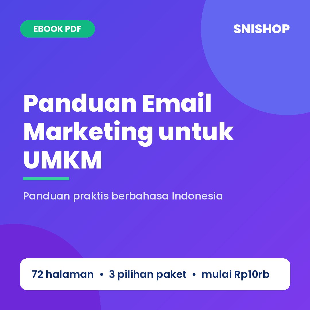 Cover Panduan Email Marketing untuk UMKM