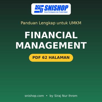 Cover Panduan Financial Management untuk UMKM