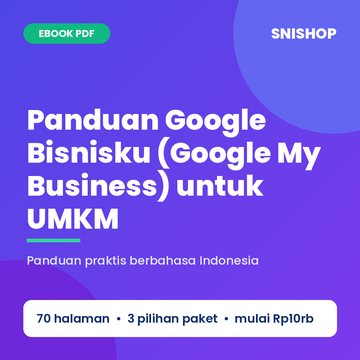 Cover Panduan Google Bisnisku (Google My Business) untuk UMKM