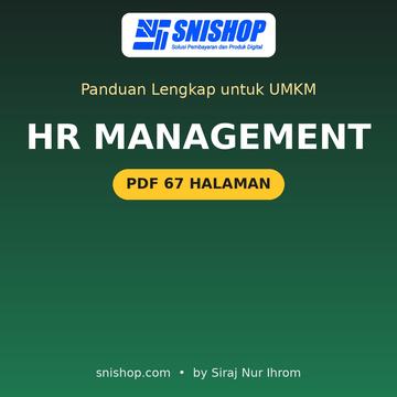 Cover Panduan HR Management untuk UMKM