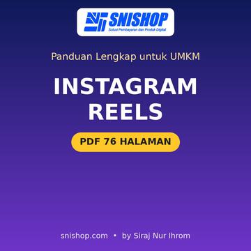 Cover Panduan Instagram Reels untuk UMKM