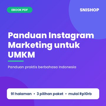 Cover Panduan Instagram Marketing untuk UMKM