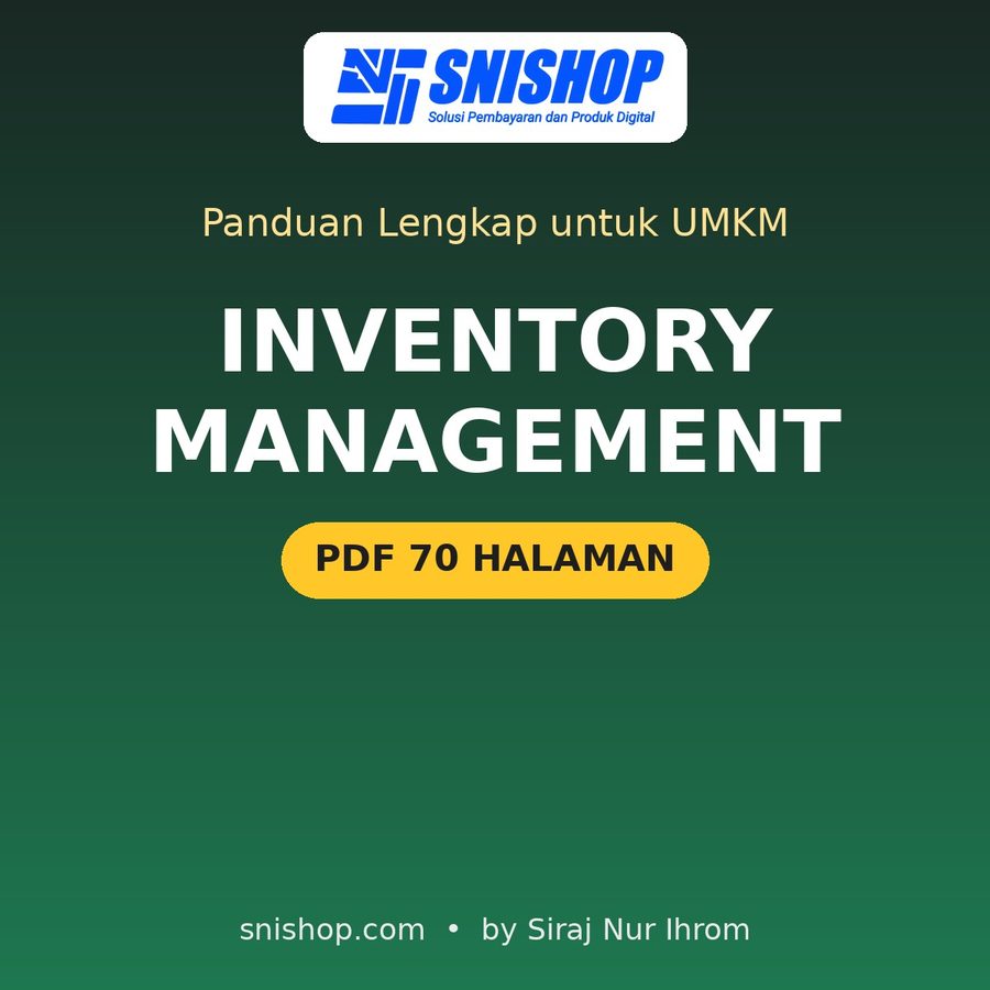 Cover Panduan Inventory Management untuk UMKM