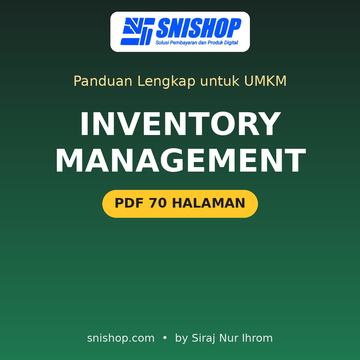 Cover Panduan Inventory Management untuk UMKM