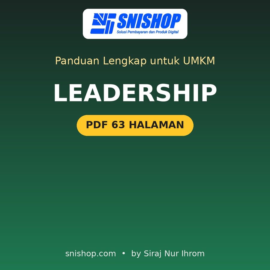 Cover Panduan Leadership untuk UMKM