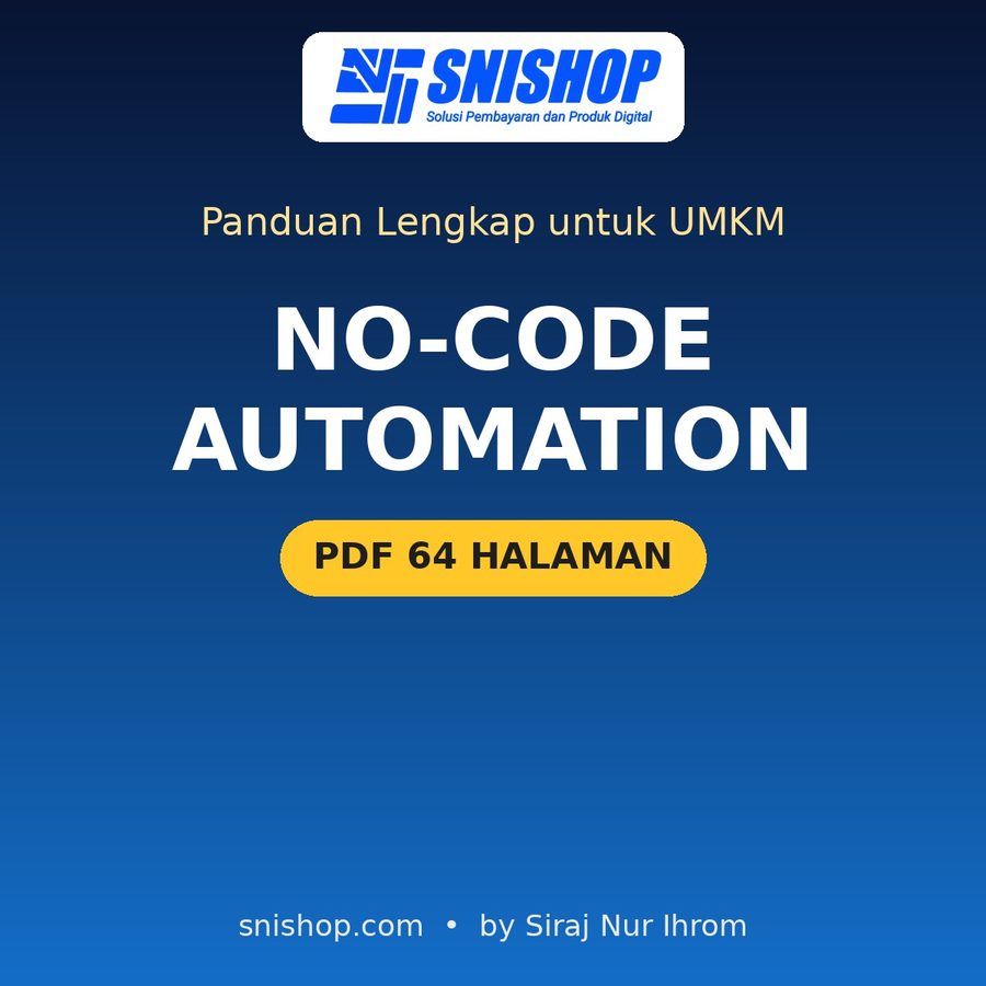 Cover Panduan No-Code Automation untuk UMKM