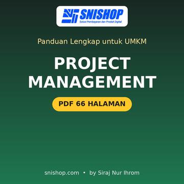 Cover Panduan Project Management untuk UMKM