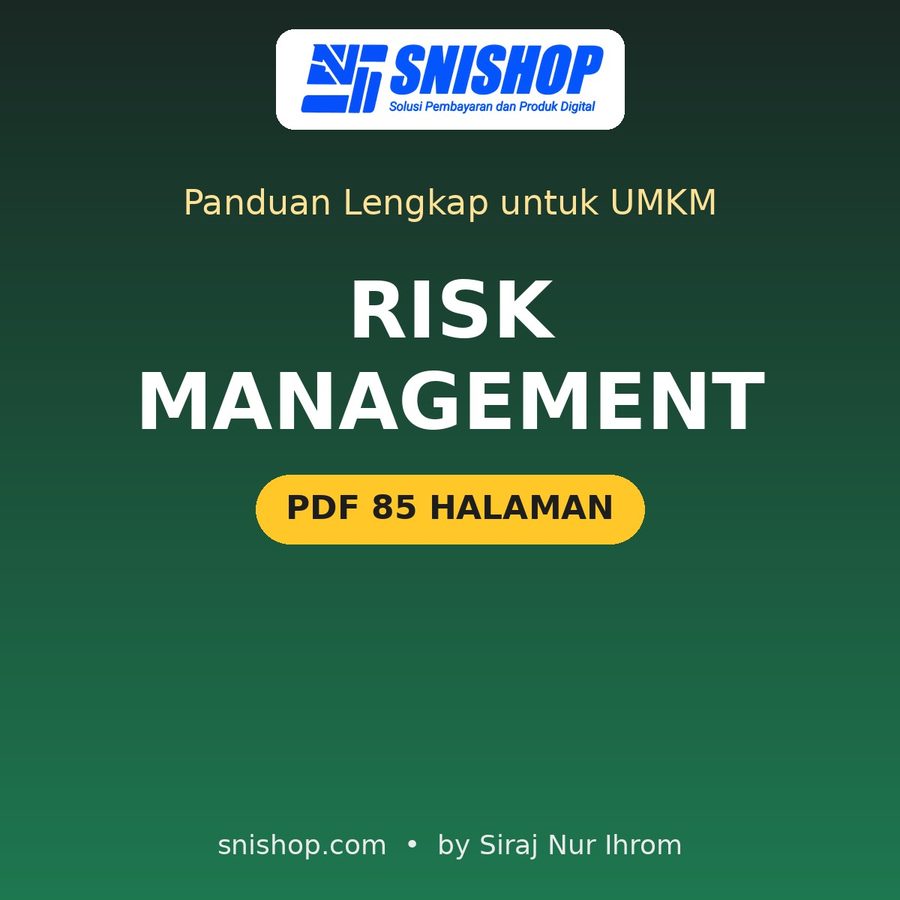 Cover Panduan Risk Management untuk UMKM
