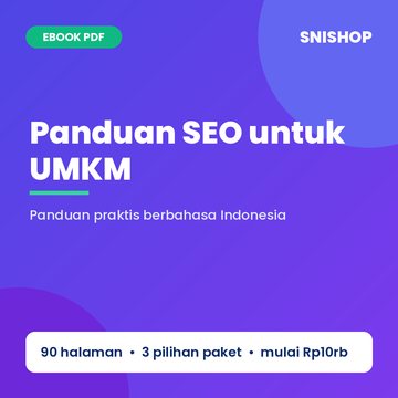 Cover Panduan SEO untuk UMKM