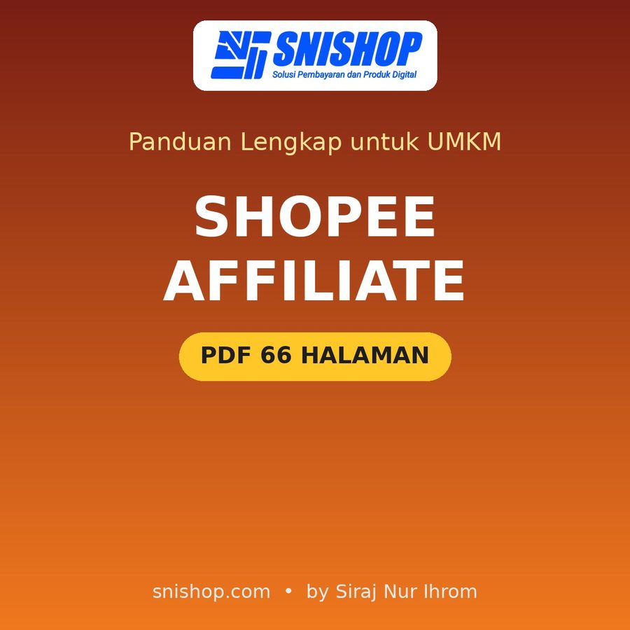 Cover Panduan Shopee Affiliate untuk UMKM