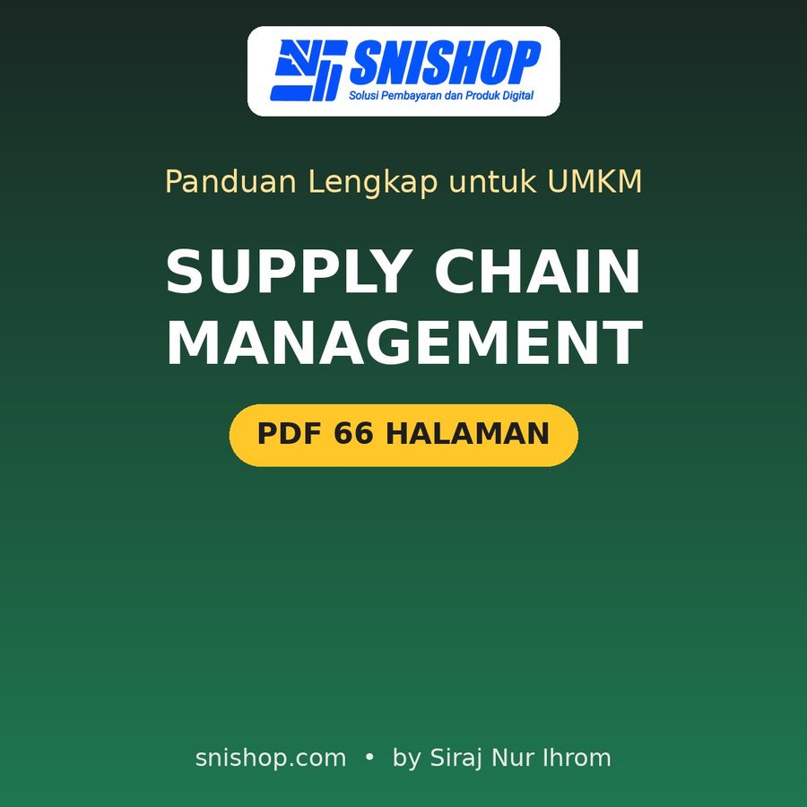 Cover Panduan Supply Chain Management untuk UMKM