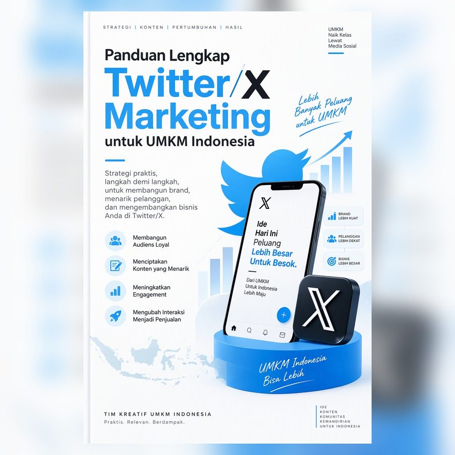Cover Panduan Twitter/X Marketing untuk UMKM