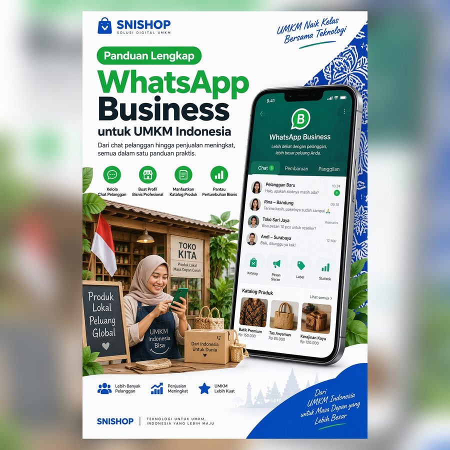 Cover Panduan WhatsApp Business untuk UMKM