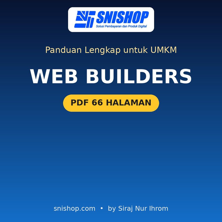 Cover Panduan Web Builders untuk UMKM: Deploy Vercel & Netlify