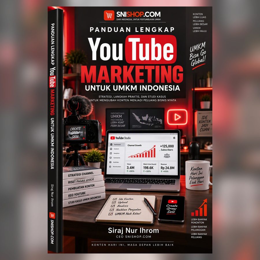 Cover Panduan YouTube Marketing untuk UMKM